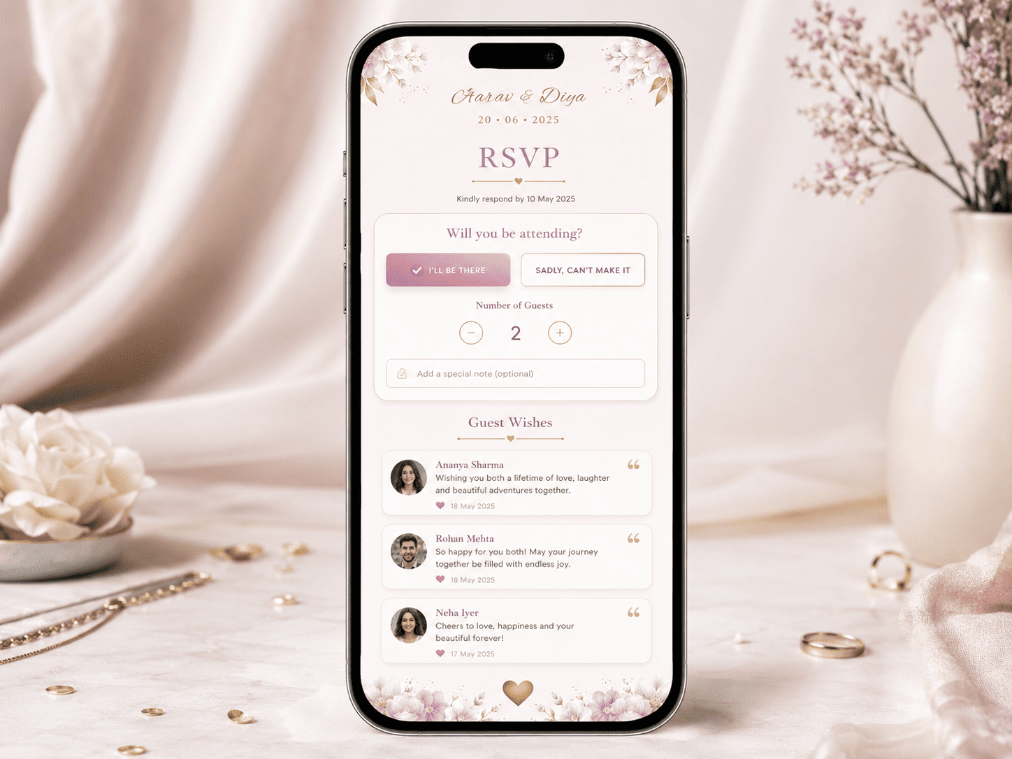 RSVP & Ucapan Tamu