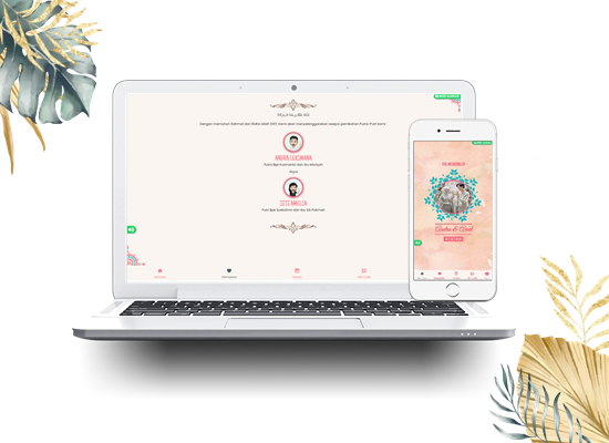 Tema undangan prettyflower